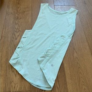 Lululemon Athletica Varcity Muscle Tank Top - Mint Green - Size 6 - EUC